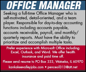 Office Manager, Pence